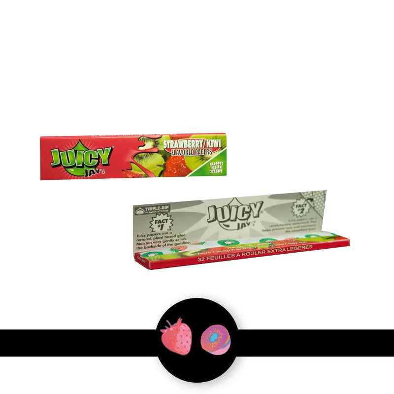FEUILLES KING SIZE SLIM AROMATISÉES - JUICY JAY'S